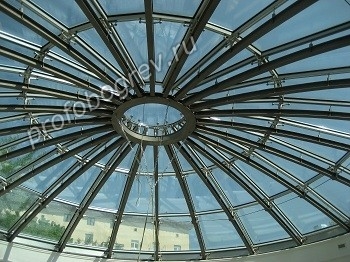 Обогрев стеклянной крыши